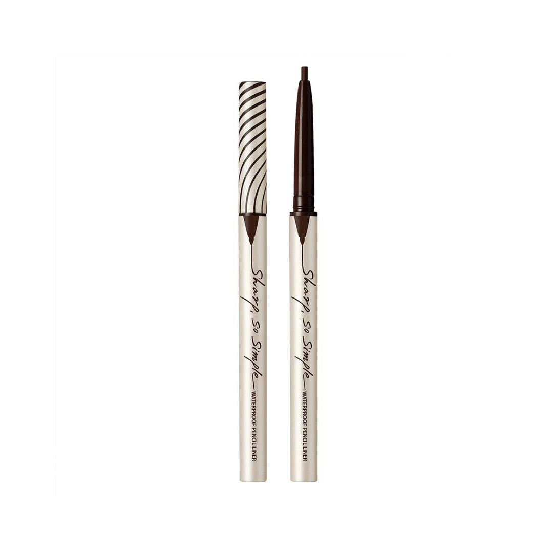 CLIO - Sharp, So Simple Waterproof Pencil Liner - 02 Brown