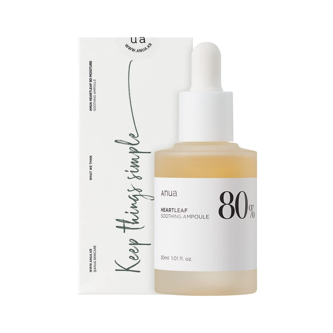 Anua - Ampoule apaisante Heartleaf 80% - 30 ml