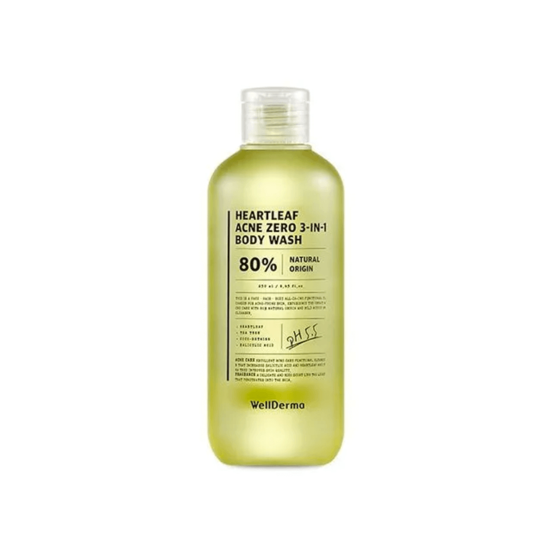 Gel douche 3-en-1 Heartleaf Acne Zero - 250 ml