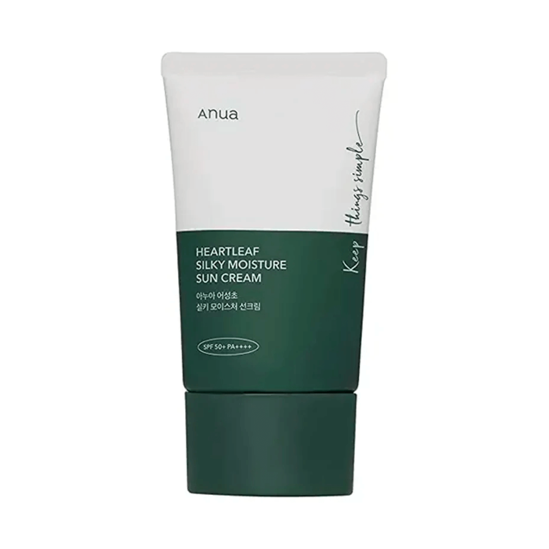Anua - Crème solaire hydratante soyeuse Heartleaf - 50 ml