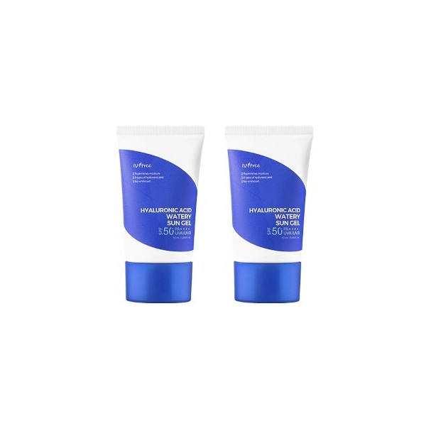 Gel solaire aqueux à l'acide hyaluronique - 50 ml x 2 pcs