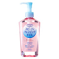softymo speedy cleansing oil van het merk Kosé cosmeport verwijdert zelfs de meest hardnekkige waterproof make-up in een handomdraai en zorgt dat zonbescherming wordt afgebroken en reinigt de poriën grondig zodra in contact met water veranderd de structuur in een melk achtige water substantie