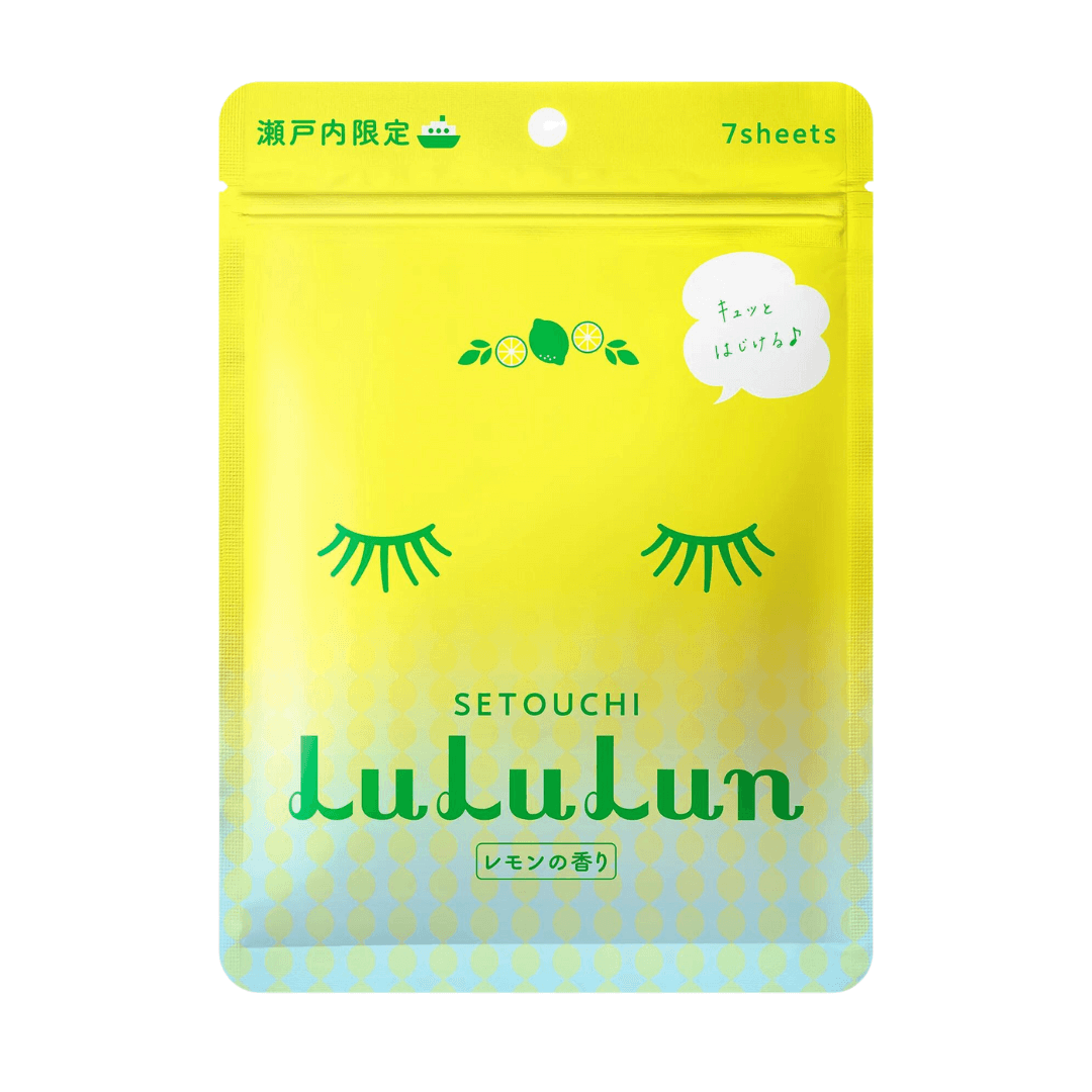 Lululun Premium Sheet Mask Setouchi Citron Lot de 7