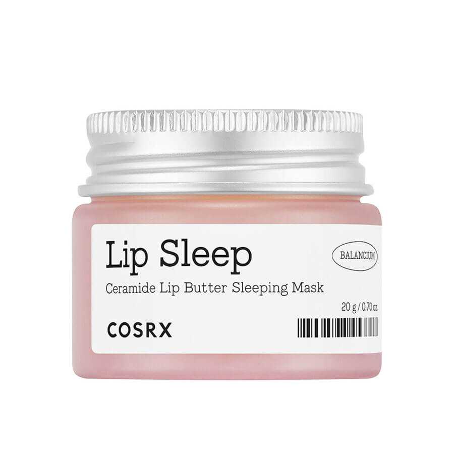 cosrx lip sleep ceramide lip butter sleeping mask in een potje van 20 gram die er voor zorgt dat je droge lippen gevoed worden in je slaap en wakker wordt met gehydrateerde volle lippen verkrijgbaar bij the skin counter