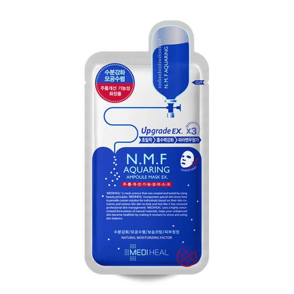 populair gezicht masker sheet mask N.M.F aquaring ampoule masker EXvan mediheal verkrijgbaar bij the skin counter