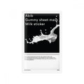 Gummy Sheet Mask Milchaufkleber