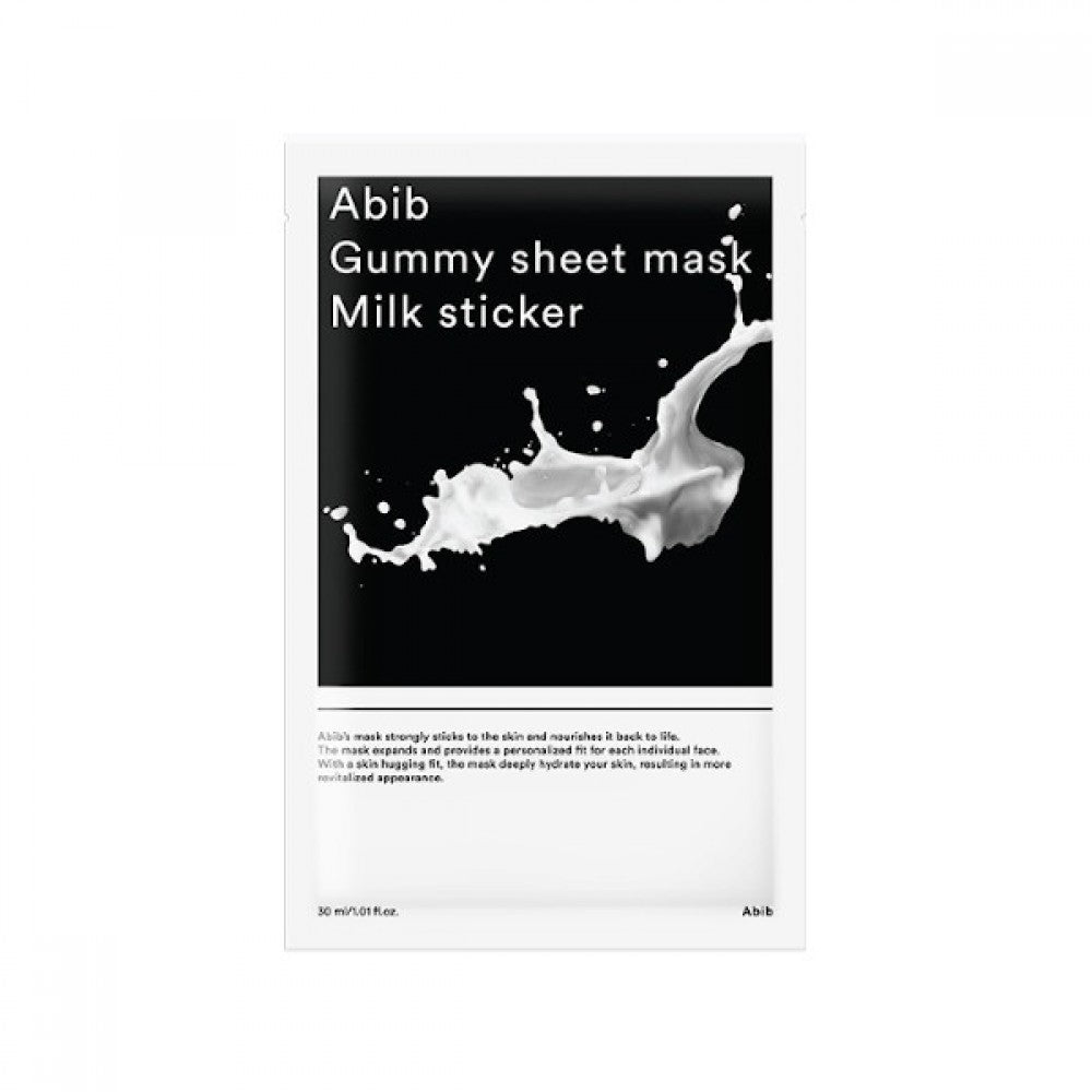 Gummy Sheet Mask Milchaufkleber